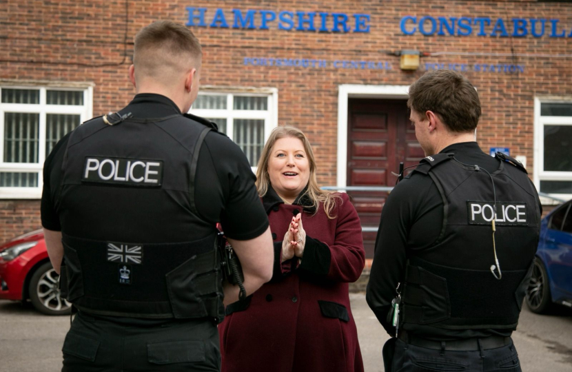 Donna with Local Bobbies